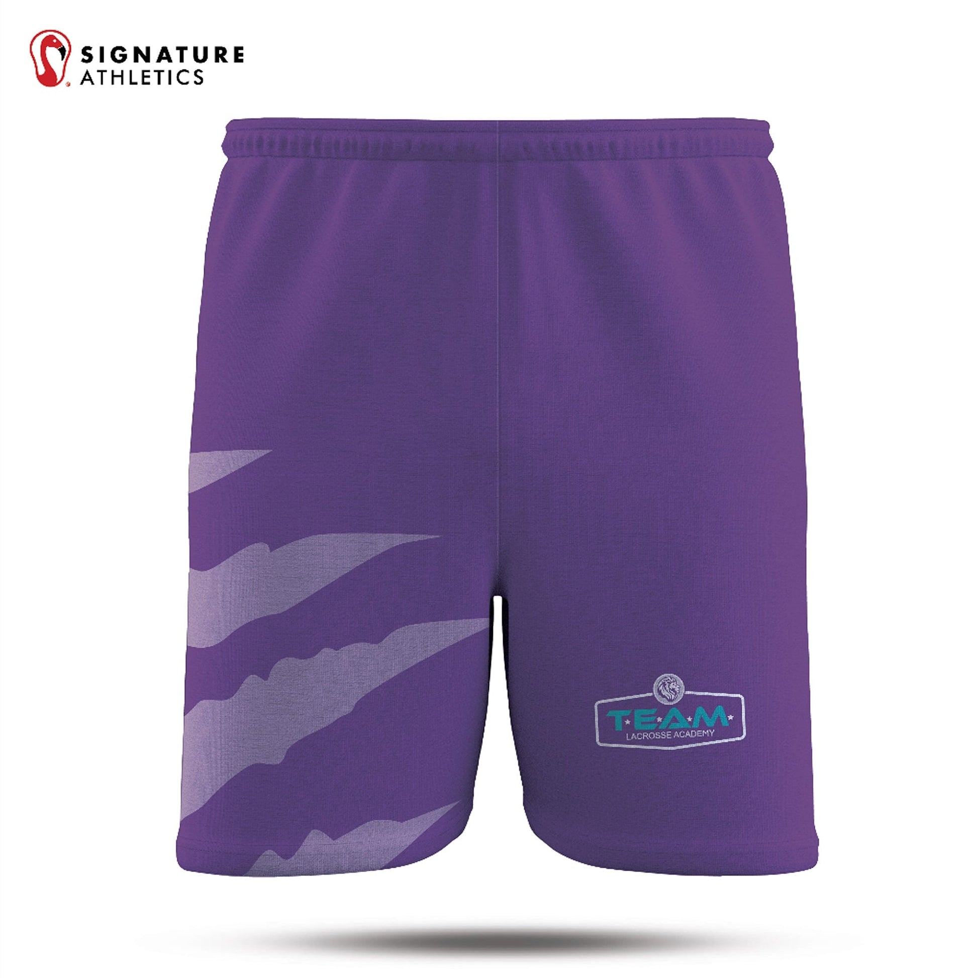 TEAM Lacrosse Academy Women's Player Straight Cut Game Shorts Signature Lacrosse