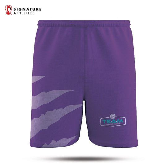 TEAM Lacrosse Academy Women's Player Straight Cut Game Shorts: TEAM Lacrosse Signature Lacrosse