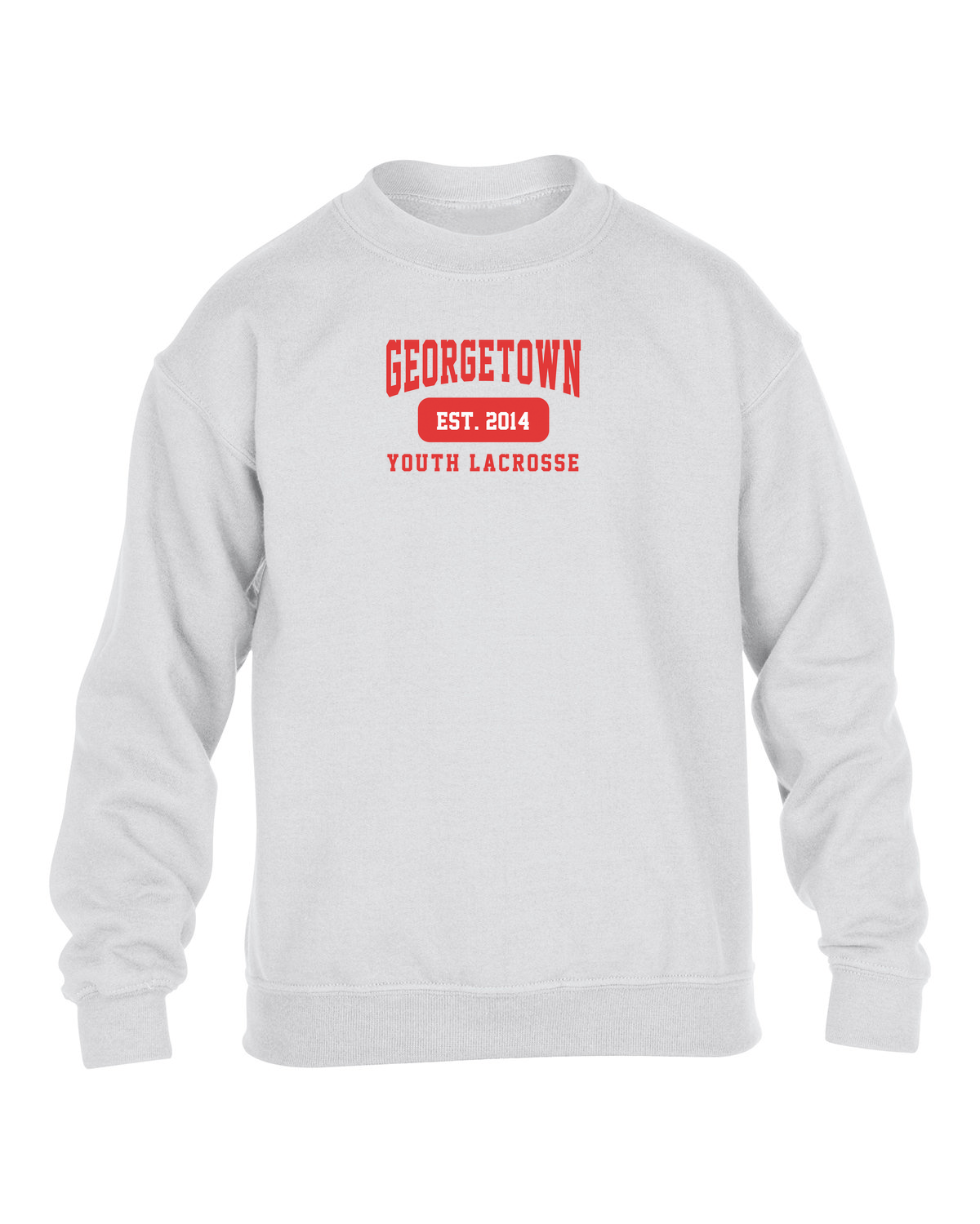 Team Name Premium Youth Sweatshirt Signature Lacrosse