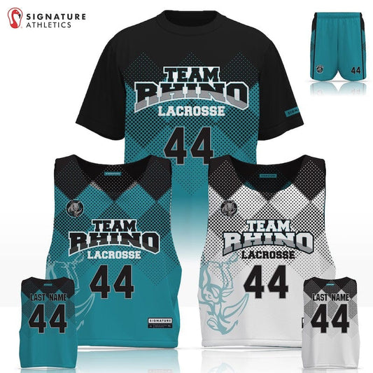 Team Rhino Men's 3 Piece Player Package: Rhino Signature Lacrosse