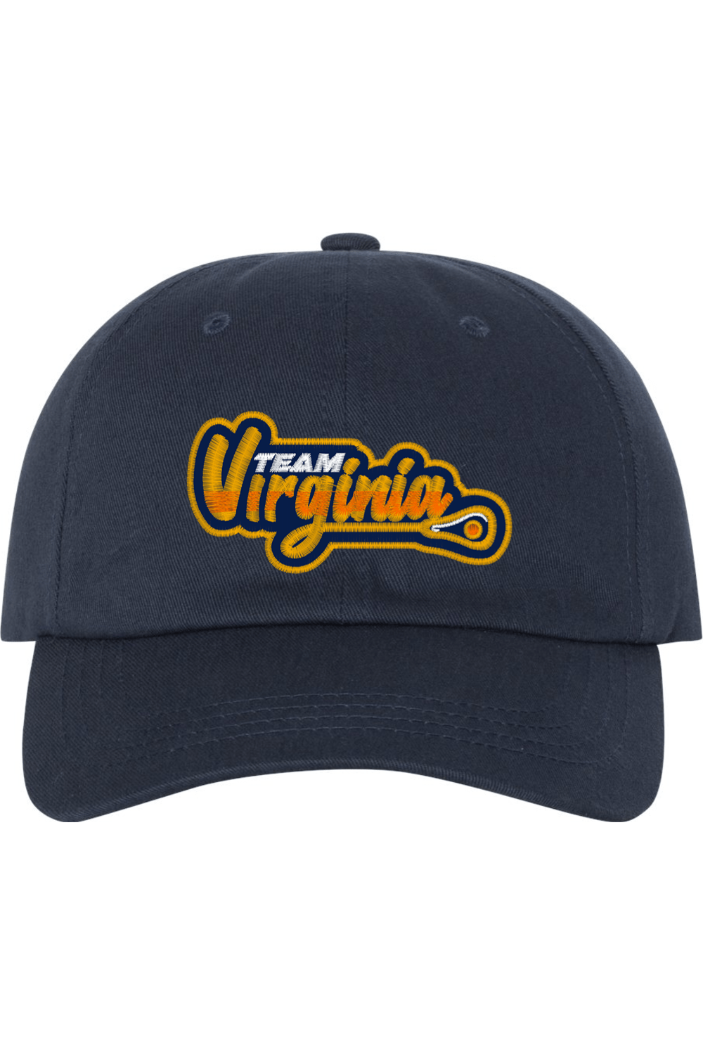 Team Virginia LC Embroidered Dad Hat Signature Lacrosse