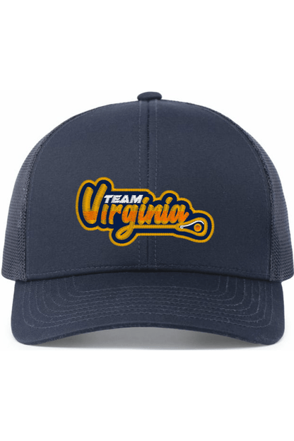 Team Virginia LC Embroidered Trucker Hat Signature Lacrosse
