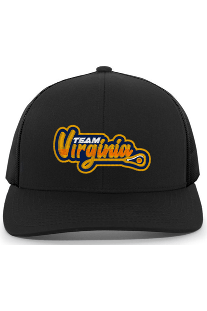 Team Virginia LC Embroidered Trucker Hat Signature Lacrosse