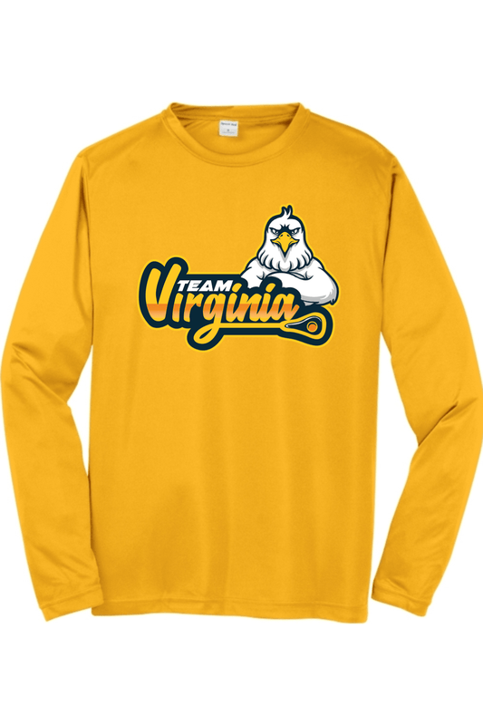 Team Virginia LC Long Sleeve Competitor Tee Signature Lacrosse