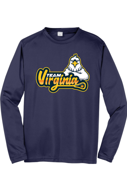 Team Virginia LC Long Sleeve Competitor Tee Signature Lacrosse