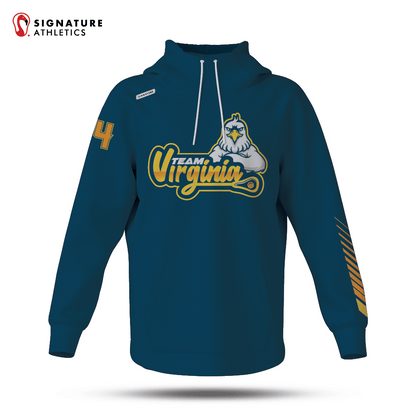 Team Virginia Men's Pro Dye Sub Scuba Hoodie Signature Lacrosse