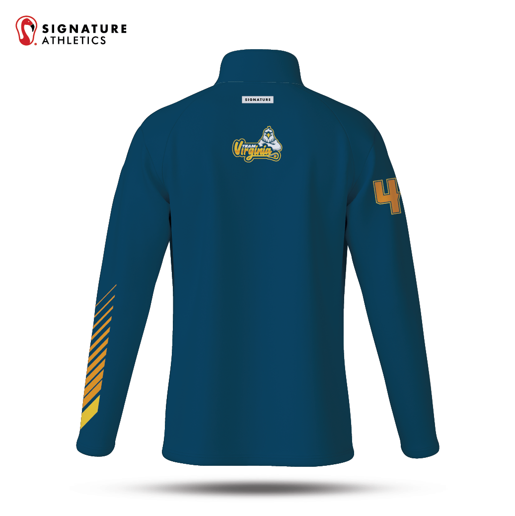 Team Virginia Men's Quarter Zip Signature Lacrosse