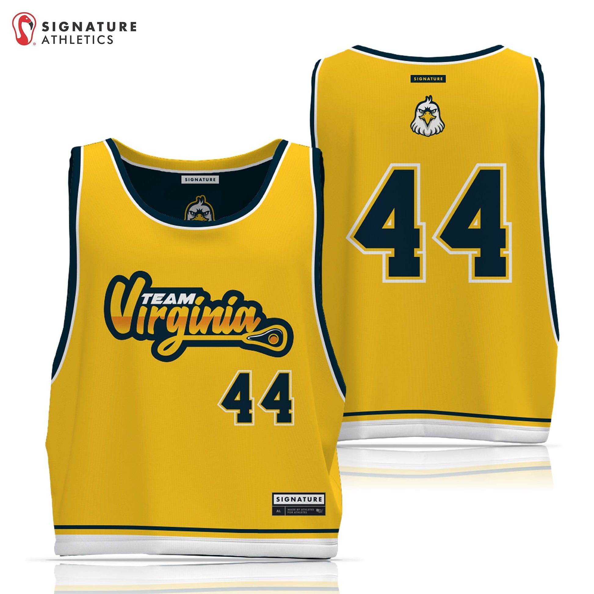 Team Virginia Men's Reversible Game Pinnie Signature Lacrosse