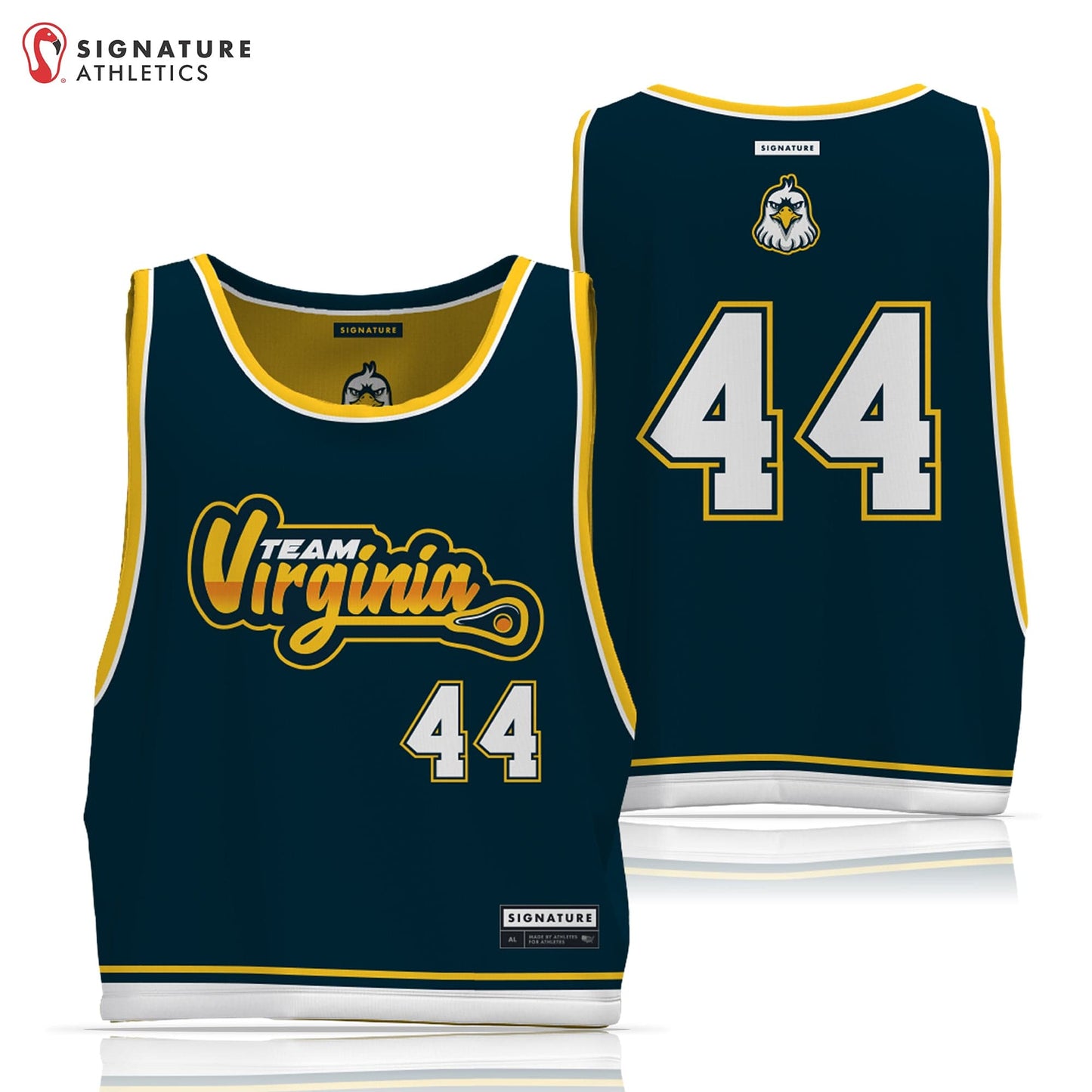 Team Virginia Men's Reversible Game Pinnie Signature Lacrosse
