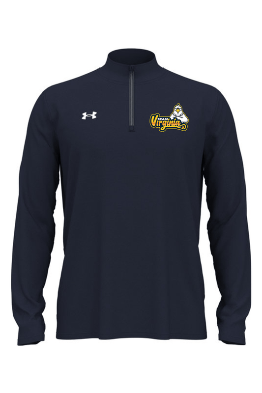 Team Virginia Under Armour Men's Team Tech Quarter-Zip Signature Lacrosse