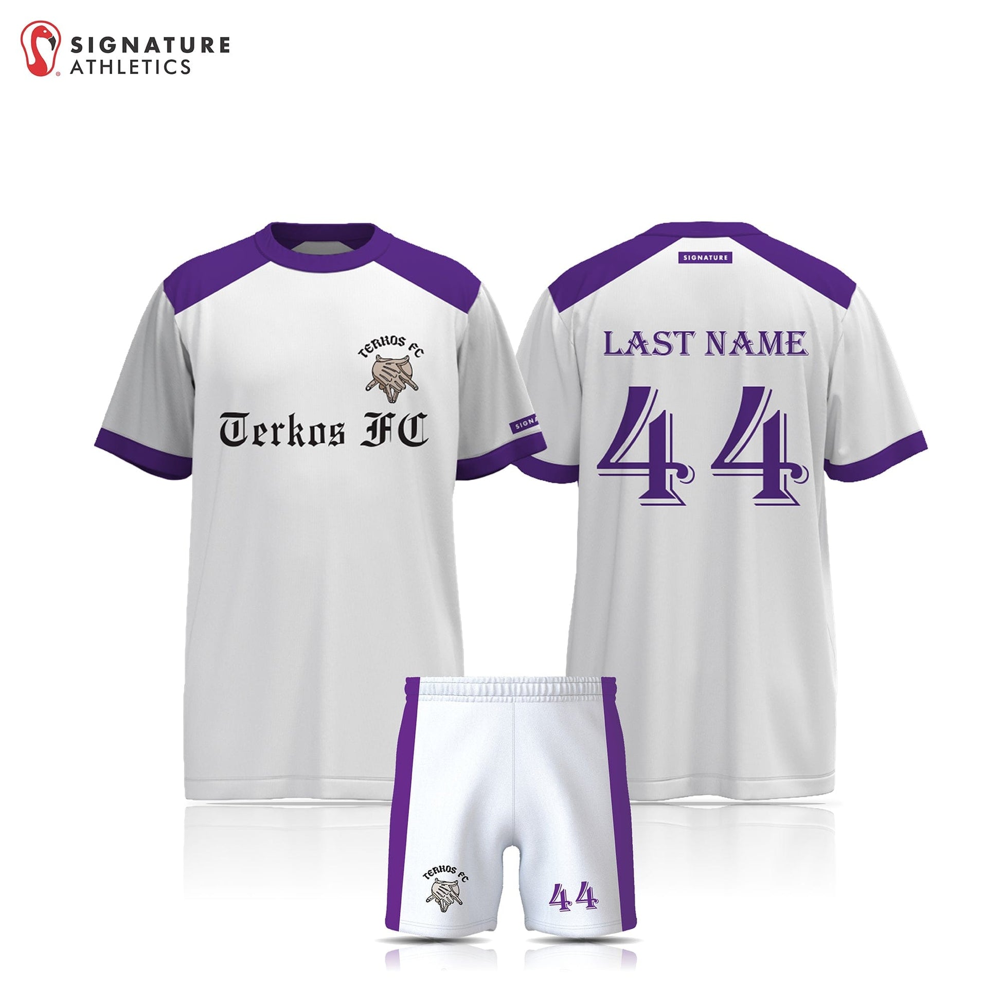 Terkos FC Men's 2 Piece Player Package: Terkos FC Signature Lacrosse