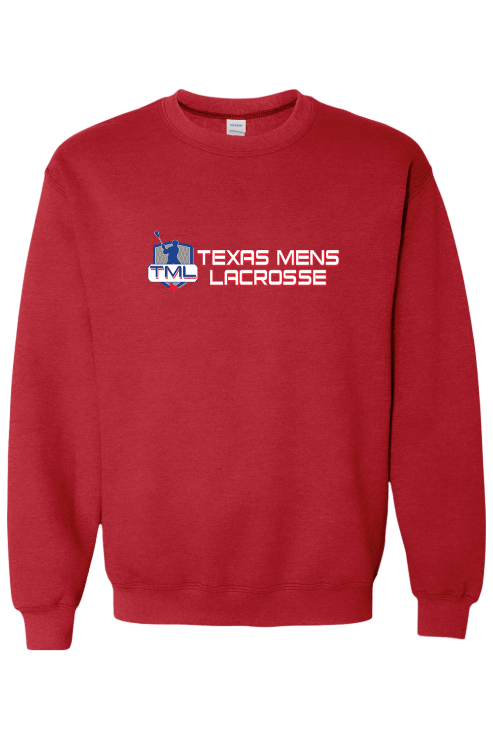 Texas Mens Lacrosse Adult Heavyweight Sweatshirt Signature Lacrosse
