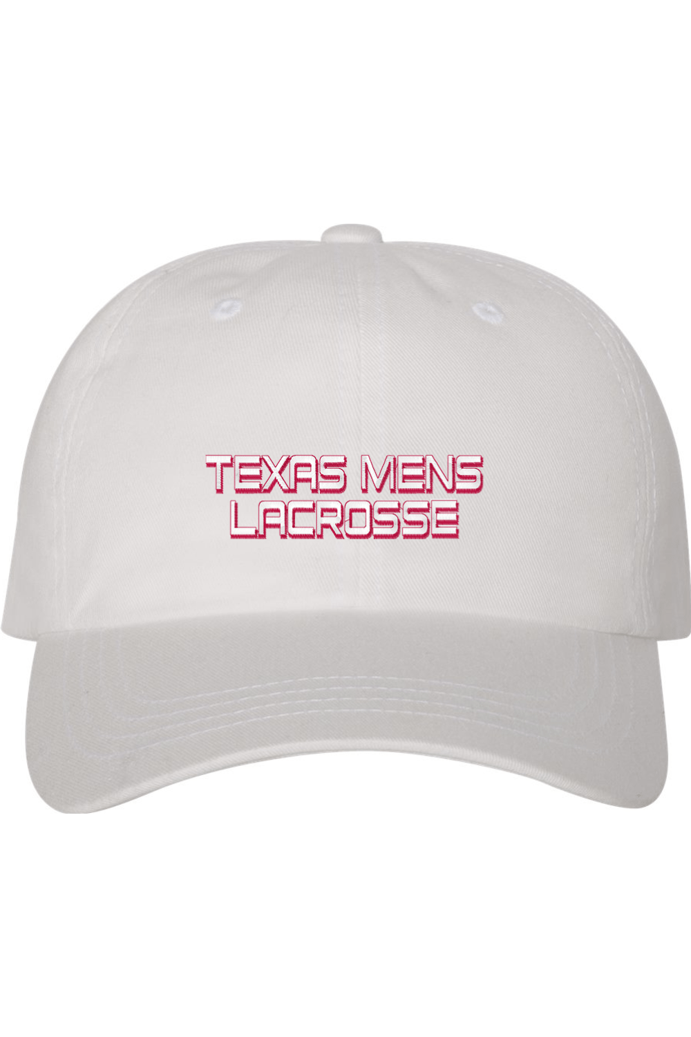 Texas Mens Lacrosse Embroidered Dad Hat Signature Lacrosse