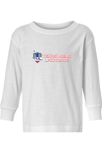 Texas Mens Lacrosse Toddler Long Sleeve T-Shirt Signature Lacrosse