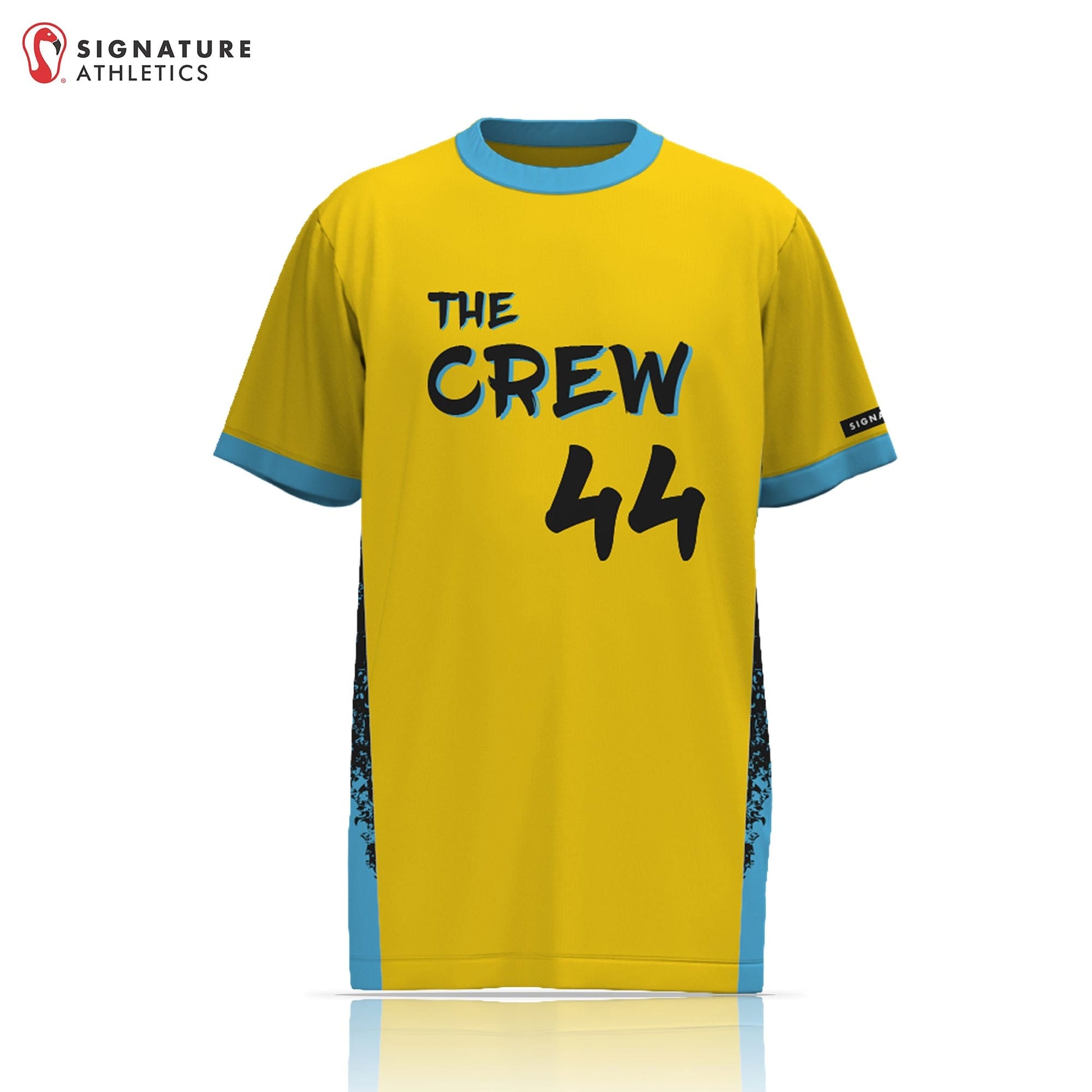 The Crew Lacrosse Men's Short Sleeve Tech Tee: The Crew Signature Lacrosse
