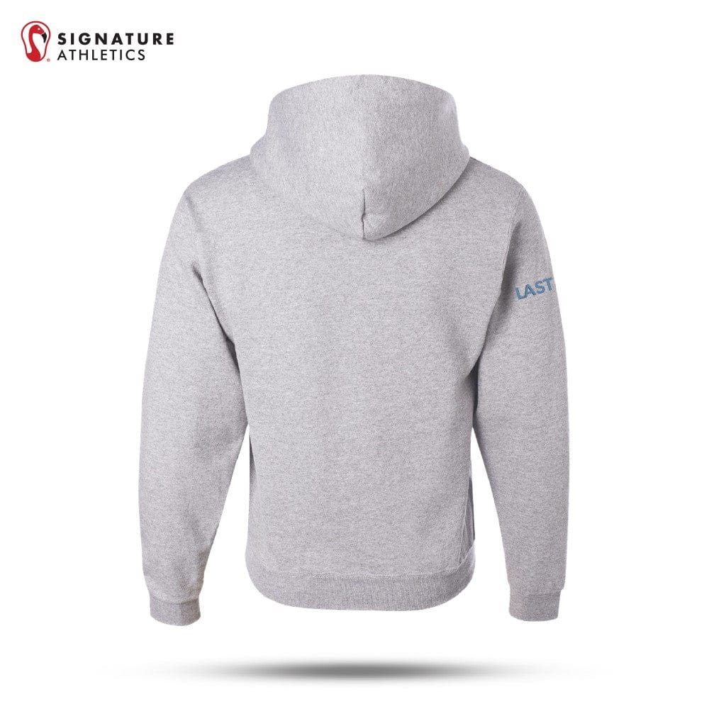 The Southport School Adult Grey Nublend Hooded Sweatshirt Signature Lacrosse