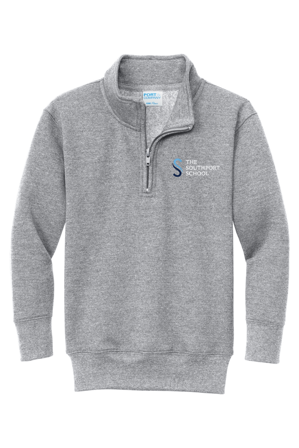 The Southport School Youth 1/4-Zip Pullover Sweatshirt Signature Lacrosse