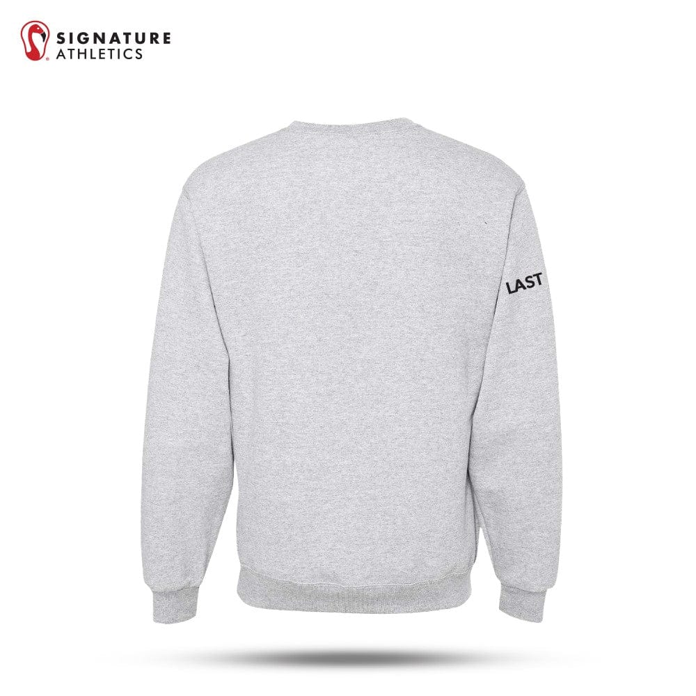 The Southport School Youth Grey Nublend Crewneck Sweatshirt Signature Lacrosse