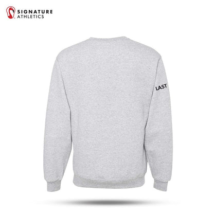 The Southport School Youth Grey Nublend Crewneck Sweatshirt Signature Lacrosse