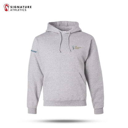 The Southport School Youth Grey Nublend Hooded Sweatshirt Signature Lacrosse
