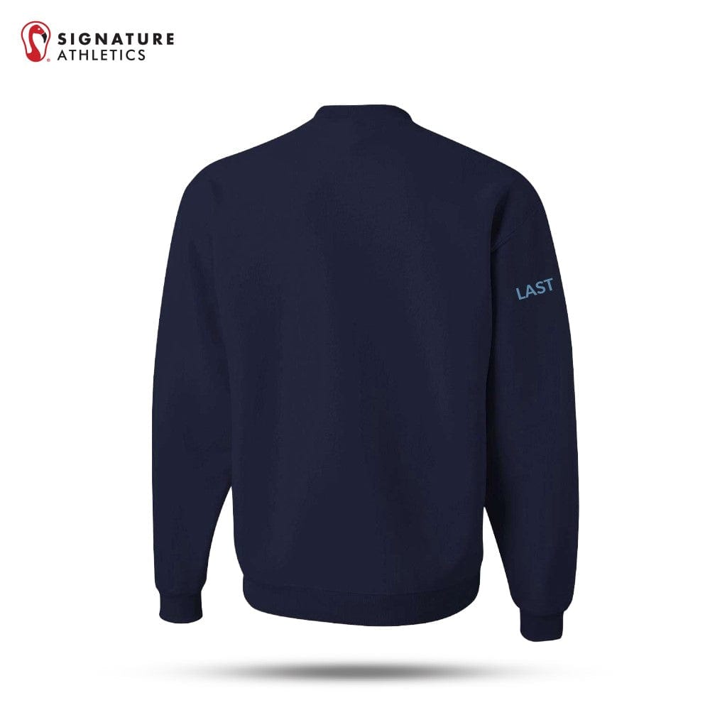 The Southport School Youth Navy Nublend Crewneck Sweatshirt Signature Lacrosse