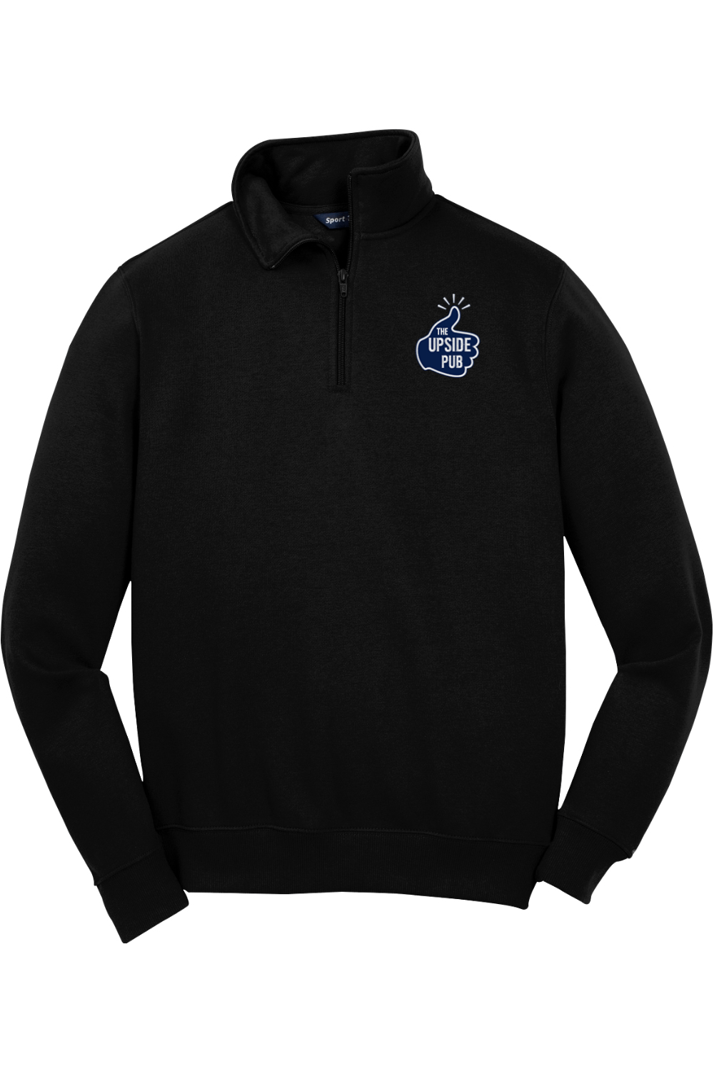 The Upside Pub LC Adult Embroidered Quarter-Zip Pullover Signature Lacrosse
