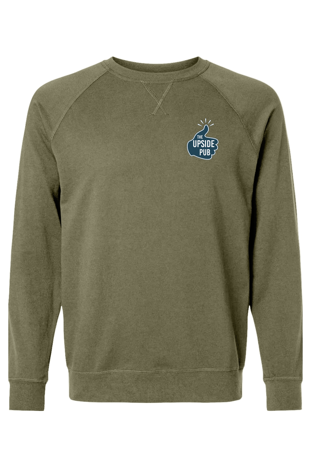 The Upside Pub LC Adult Heavyweight Raglan Long Sleeve Signature Lacrosse