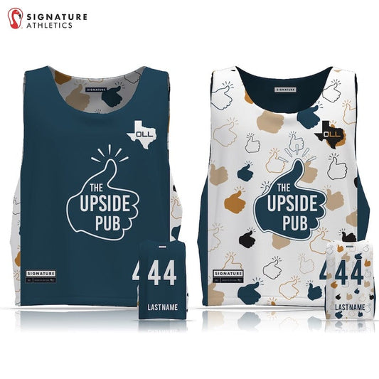 The Upside Pub LC Men's Reversible Pinnie: Upside Pub Signature Lacrosse