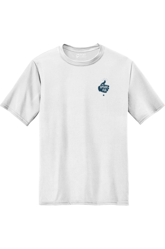 The Upside Pub Raise the Trophy Performance Tee Signature Lacrosse