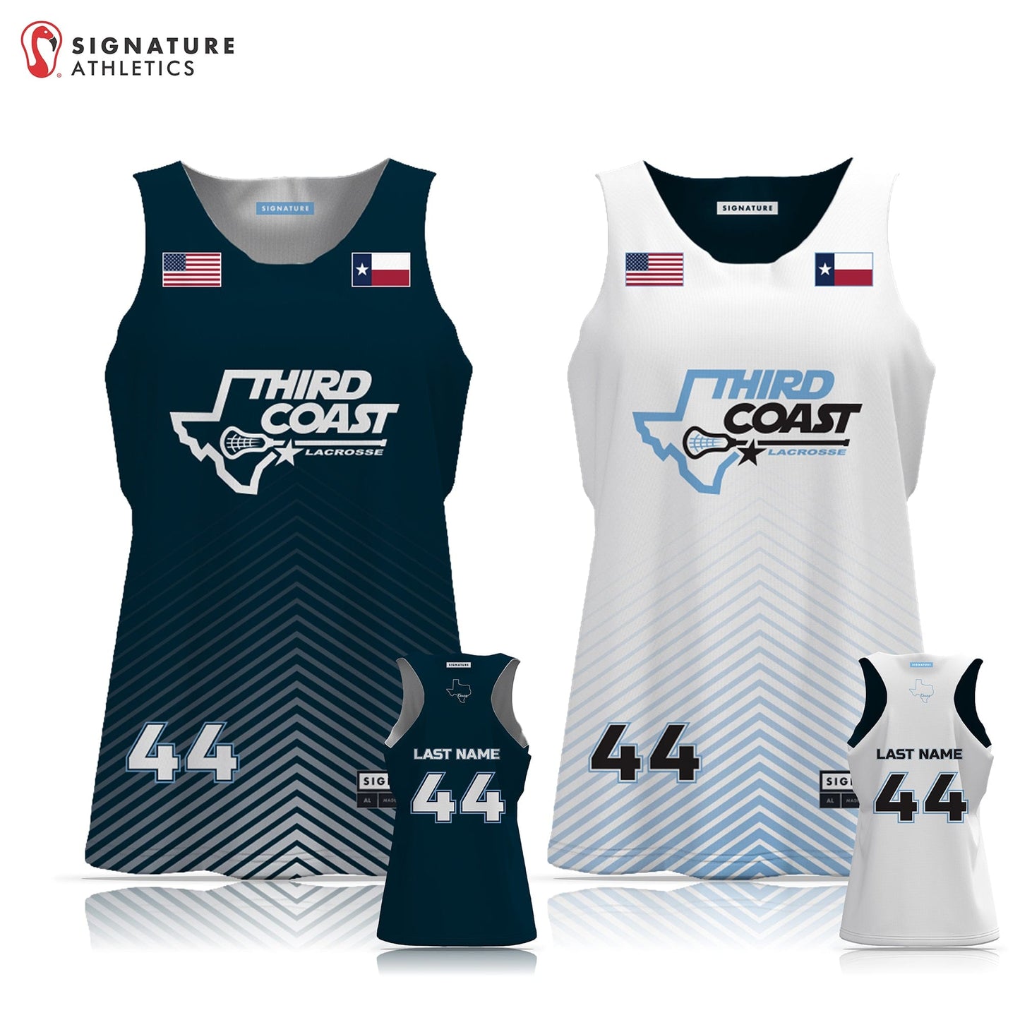 Third Coast Lacrosse Women's Player Reversible Game Pinnie Signature Lacrosse