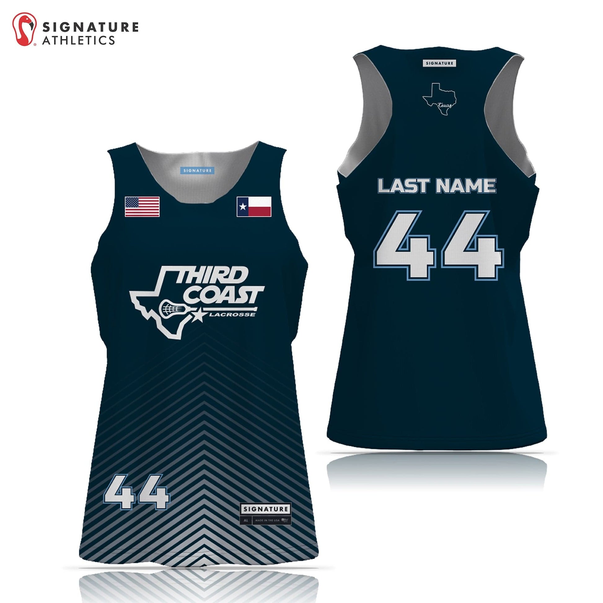 Third Coast Lacrosse Women's Player Reversible Game Pinnie Signature Lacrosse