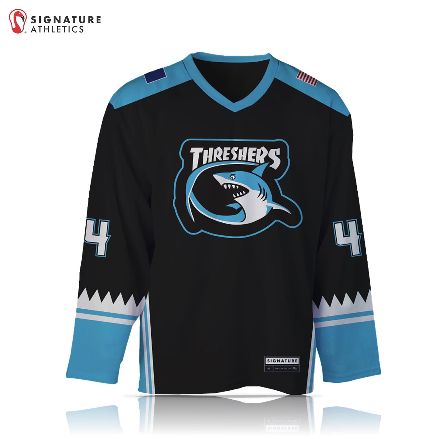 Threshers Box Lacrosse Men's Player Goalie Jersey: High School Signature Lacrosse