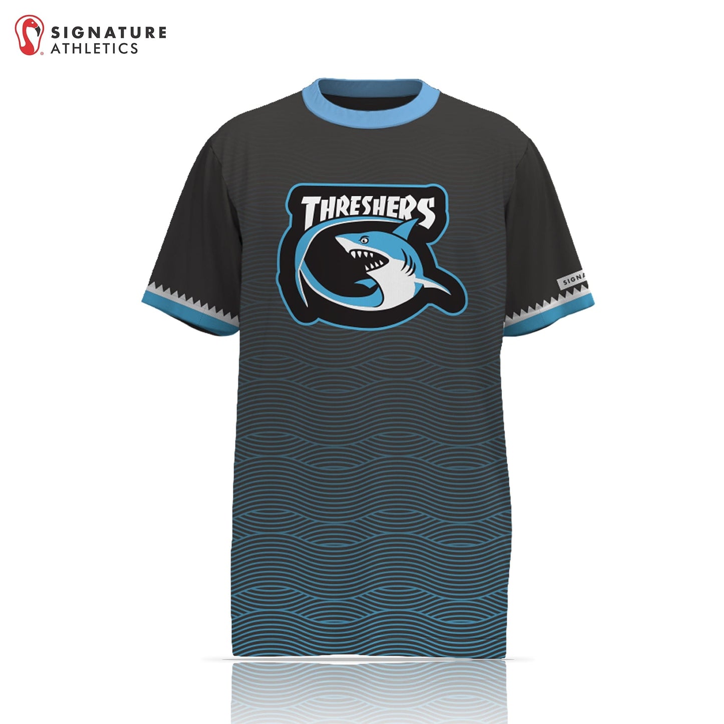 Threshers Box Lacrosse Men's Player Short Sleeve Shooting Shirt: High School Signature Lacrosse