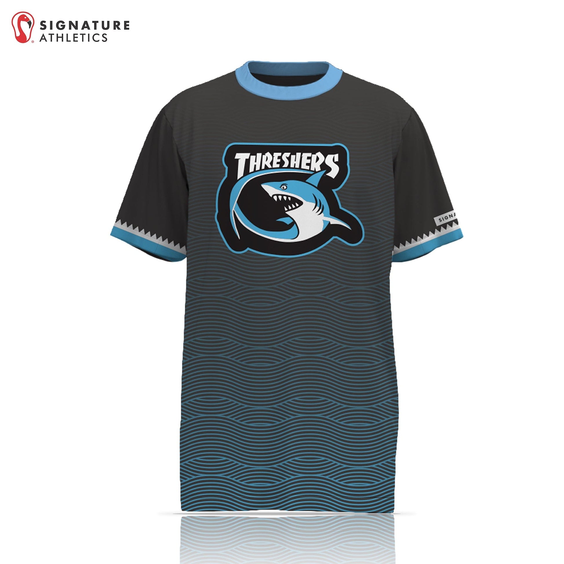 Threshers Box Lacrosse Men's Player Short Sleeve Shooting Shirt: High School Signature Lacrosse