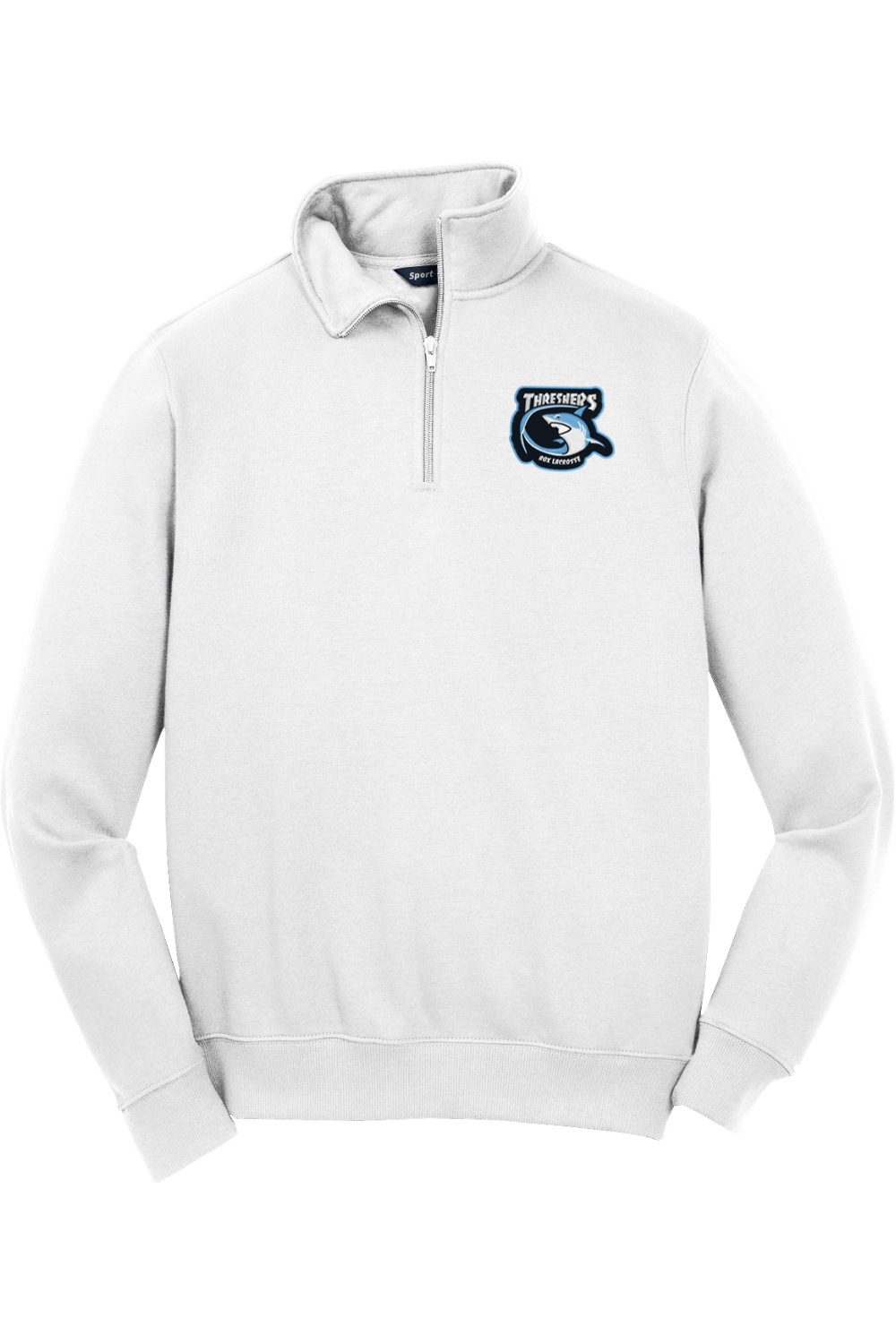 Threshers Box LC Adult Embroidered Quarter-Zip Pullover Signature Lacrosse