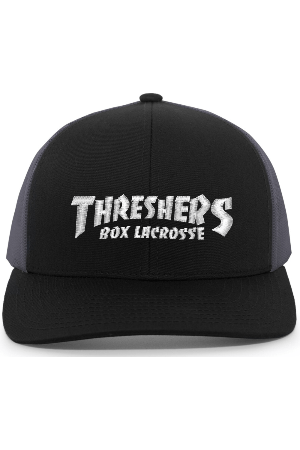 Threshers Box LC Embroidered Trucker Hat Signature Lacrosse