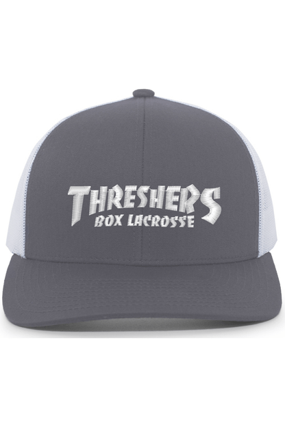 Threshers Box LC Embroidered Trucker Hat Signature Lacrosse