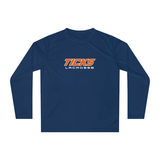 Ticks Lacrosse Adult Athletic Long Sleeve Signature Lacrosse