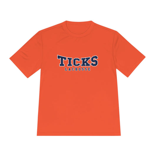 Ticks Lacrosse Adult Athletic T-Shirt Signature Lacrosse