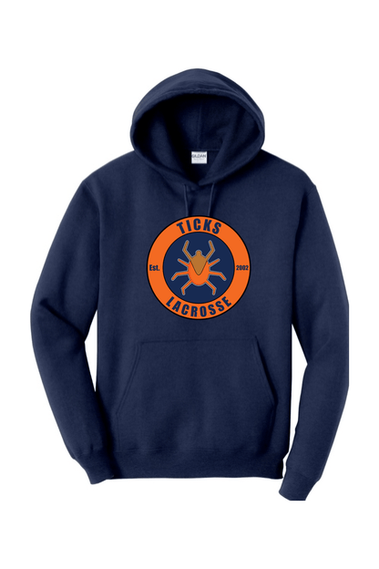 Ticks Lacrosse Adult Heavyweight Hoodie Signature Lacrosse