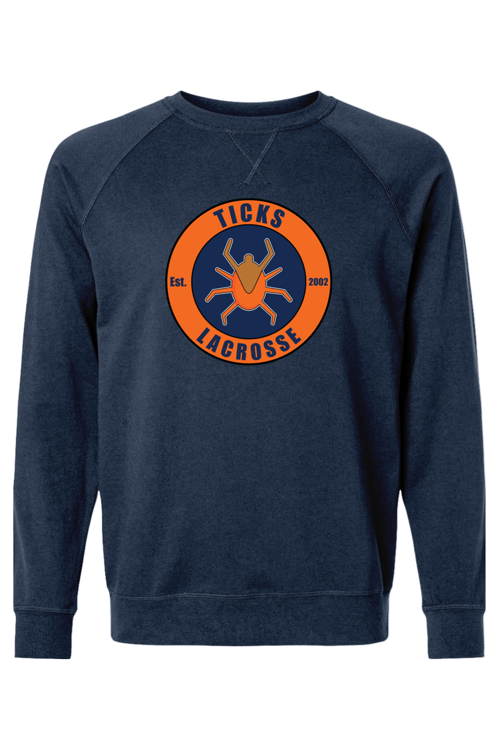 Ticks Lacrosse Adult Heavyweight Raglan Long Sleeve Signature Lacrosse