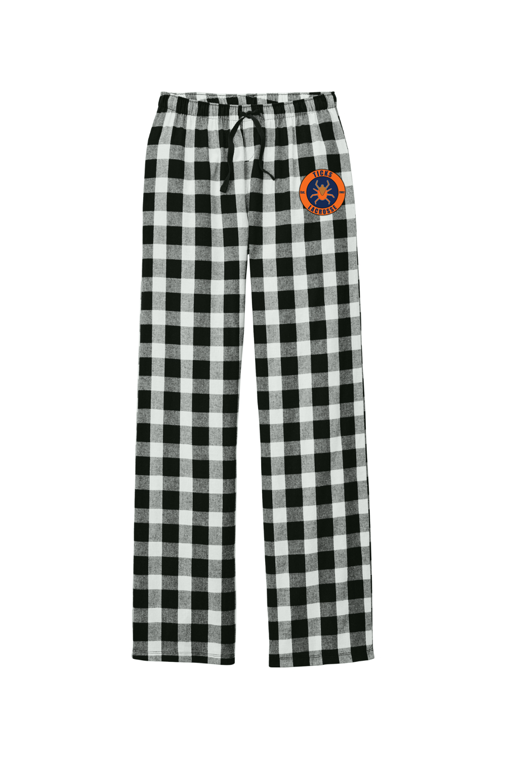 Ticks Lacrosse Adult Women's Flannel Plaid Pants Signature Lacrosse