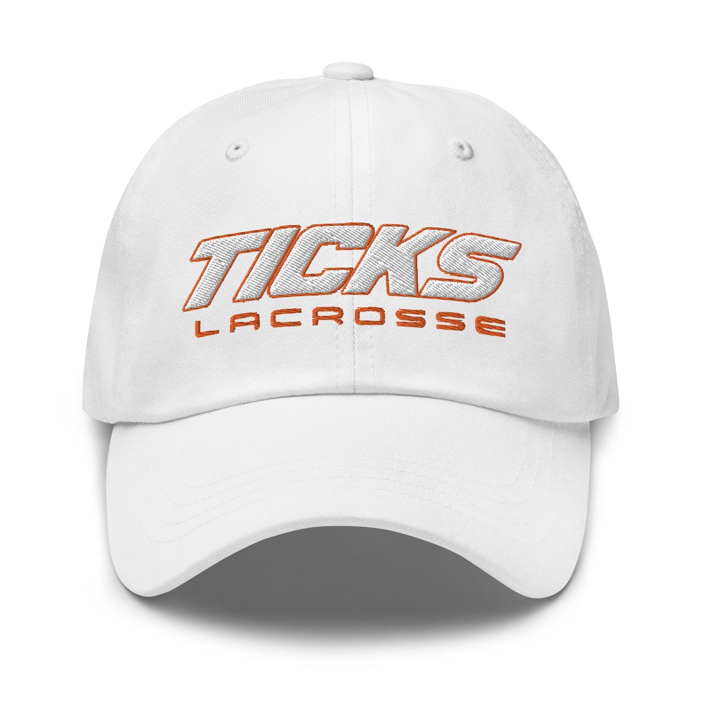 Ticks Lacrosse Embroidered Dad Hat Signature Lacrosse