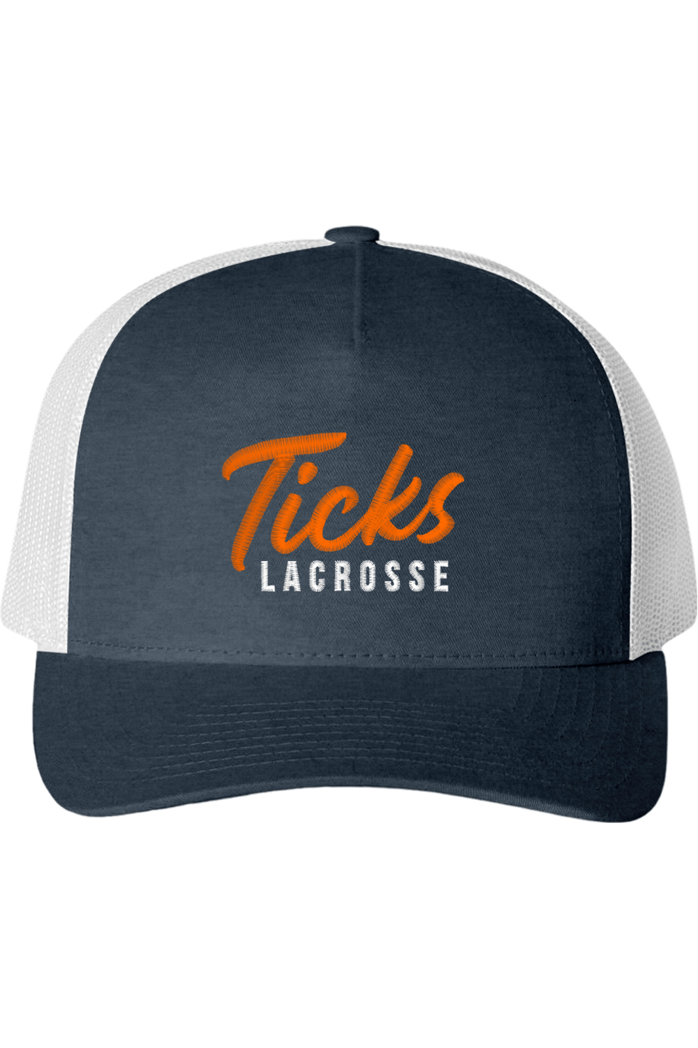 Ticks Lacrosse Five-Panel Retro Trucker Cap Signature Lacrosse