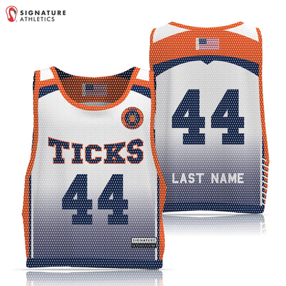 Ticks Lacrosse Men's Basic Reversible Pinnie Signature Lacrosse