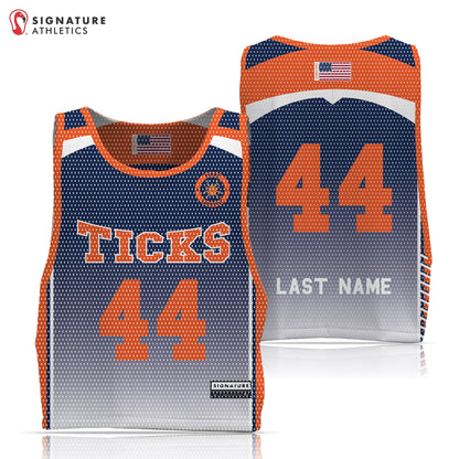 Ticks Lacrosse Men's Basic Reversible Pinnie Signature Lacrosse