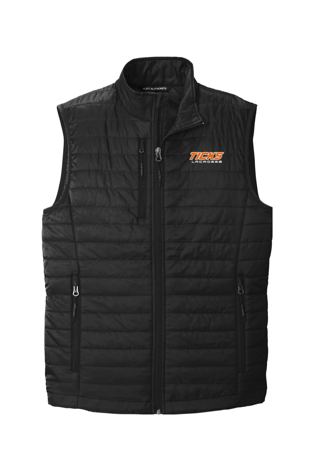 Ticks Lacrosse Port Authority Packable Puffy Vest Signature Lacrosse