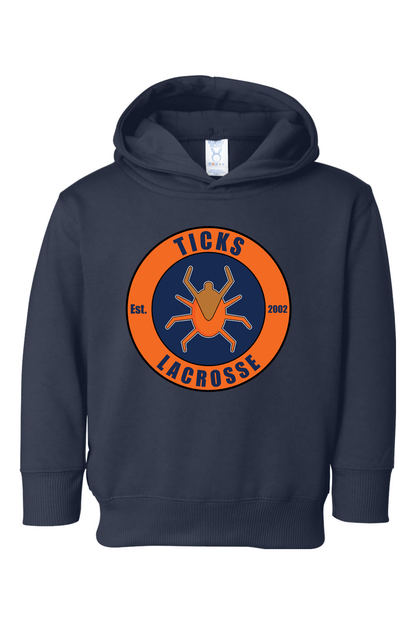 Ticks Lacrosse Toddler Fleece Hoodie Signature Lacrosse