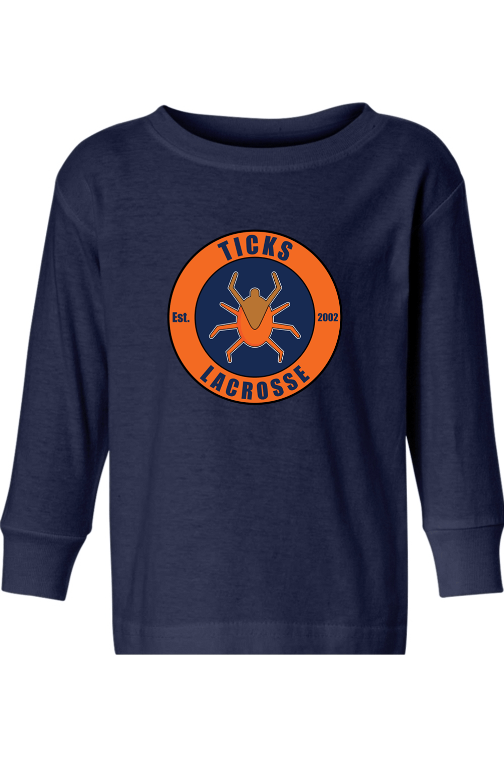 Ticks Lacrosse Toddler Long Sleeve T-Shirt Signature Lacrosse
