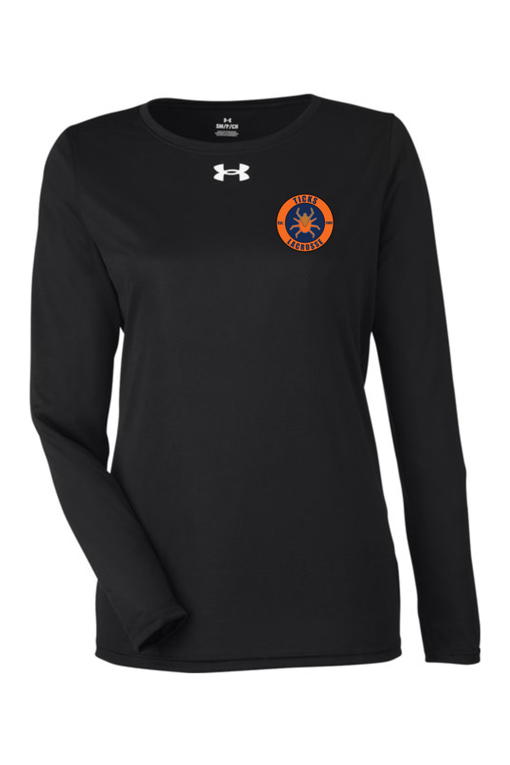 Ticks Lacrosse Under Armour Ladies' Team Tech Long-Sleeve T-Shirt Signature Lacrosse